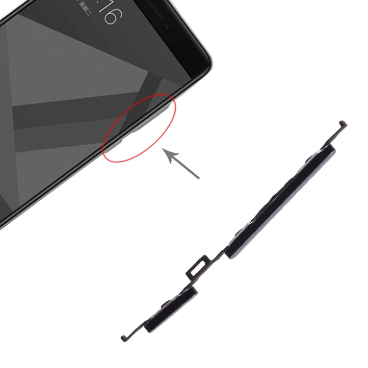 Pulsante di accensione e pulsante di controllo del volume per Xiaomi Redmi Note 4X, For Xiaomi Redmi Note 4X Pulsante di accensione e pulsante di controllo del volume per Xiaomi Redmi Note 4X, For Xiaomi Redmi Note 4X